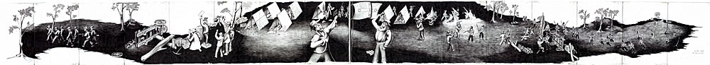 Eureka Stockade: Rise & Fall panorama by James Kite