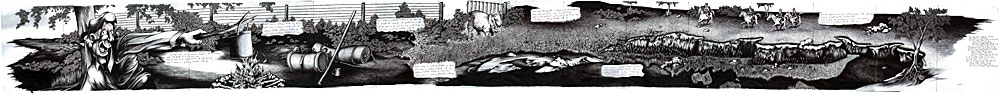 Waltzing Matilda by Banjo Patterson panorama by James Kite
