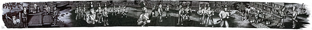 The Rum Rebellion panorama by James Kite