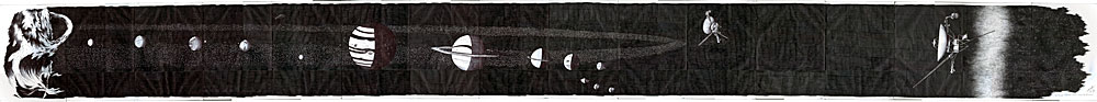 The Voyager Interstellar Mission Crossing the Heliopause panorama by James Kite