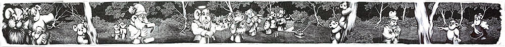 The Teddy Bears Picnic panorama by James Kite